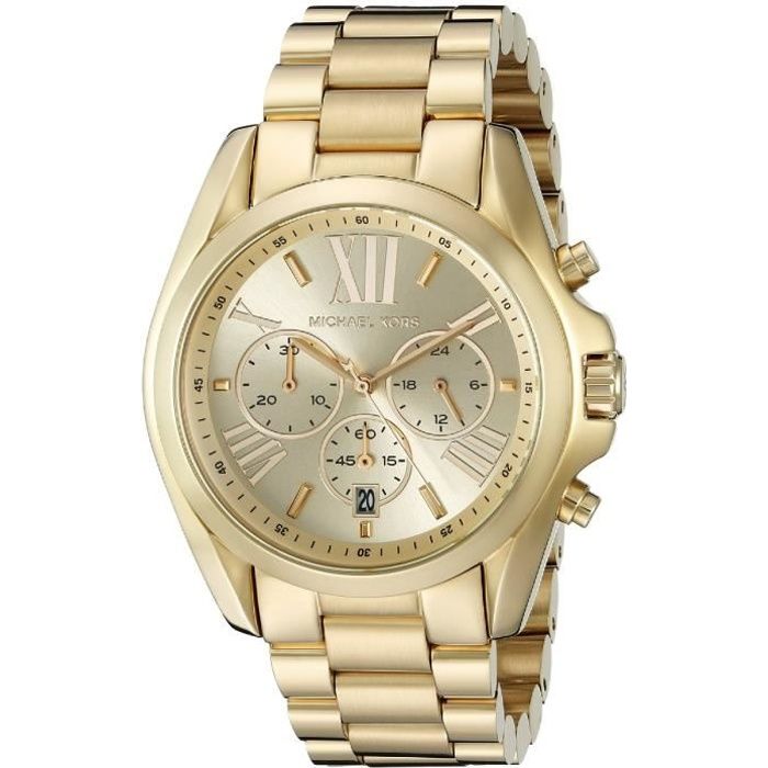 Montre Femme Michael Kors MK5605 - Bracelet en acier inoxydable doré -  Cdiscount Bijouterie