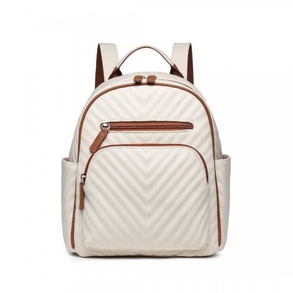 Miss Lulu Sac Bandoulière Femme Cuir Synthétique – Petit Sac Main Motif Tressé V 21x16 Cm, Léger Imperméable & Chic