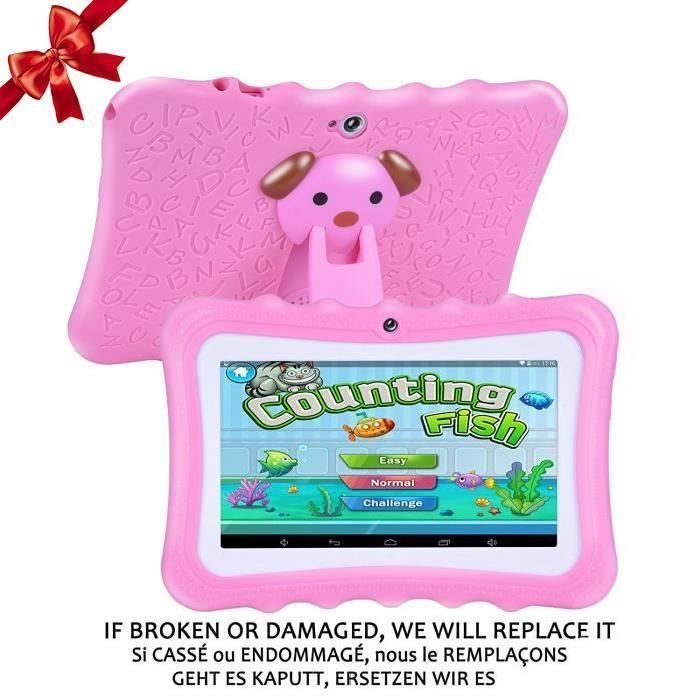 7 Pouces Enfant Tablette Tactile IPS HD 1024*600