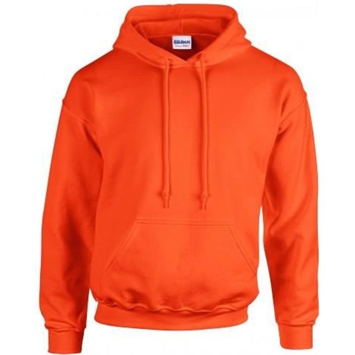 Gildan orange hoodie sales