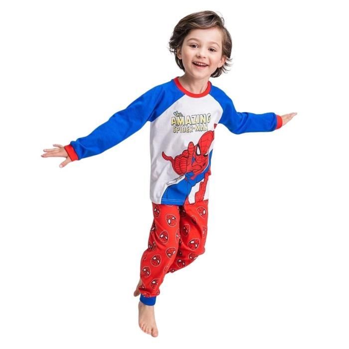 Pyjama long bebe garcon Cerda Spiderman red 3 ans Red Cdiscount Pret a Porter