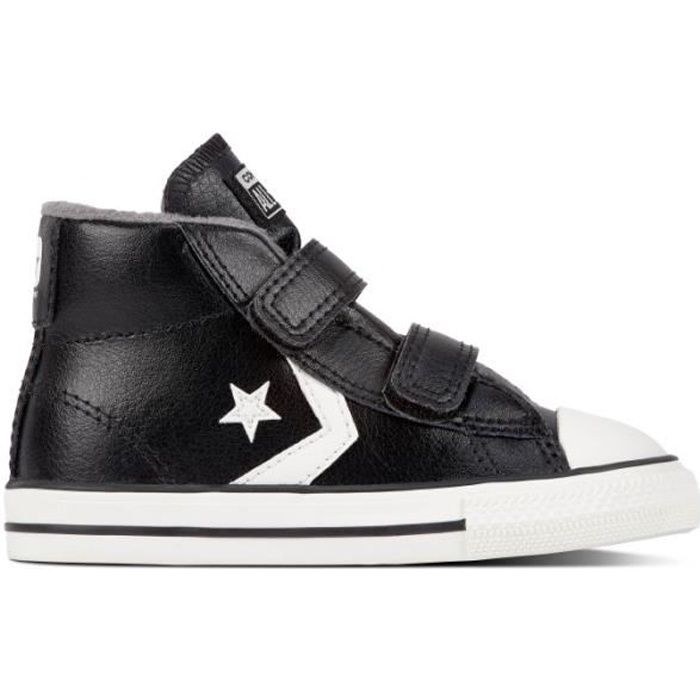 Baskets CONVERSE Star player 2v mid Enfant Noir Lacets