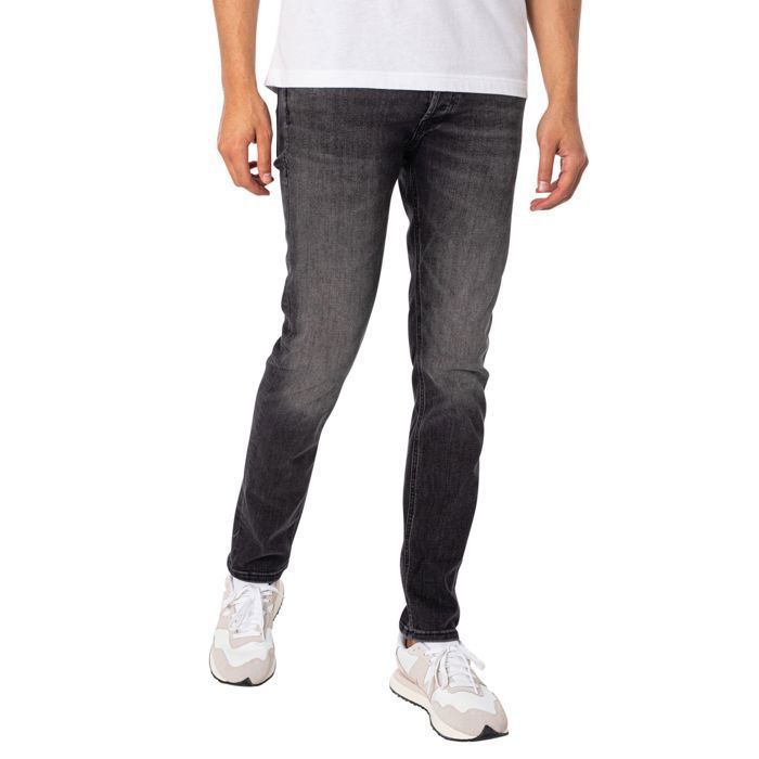 Jack & Jones Homme Glenn Original 817 Jean slim, Noir