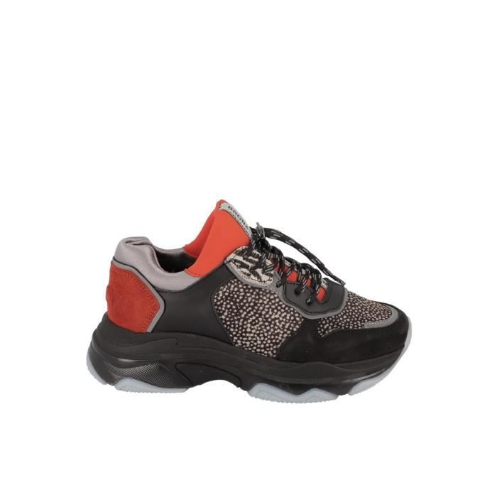 Basket BRONX BX 1525 BBAISLEYX Cuir Jaune Lacets Jaune Cdiscount Chaussures