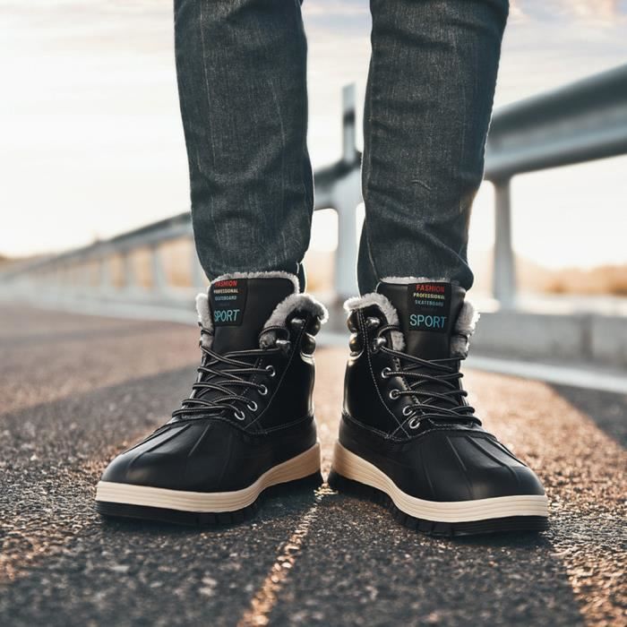 bottes en velours pour homme