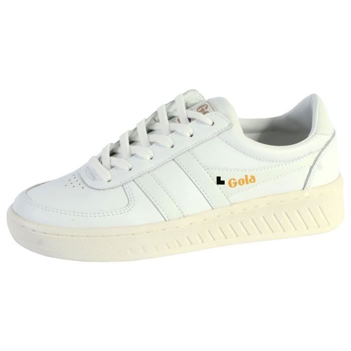 Gola Tennis Basket Basses Gola Grandslam Leather White Femme