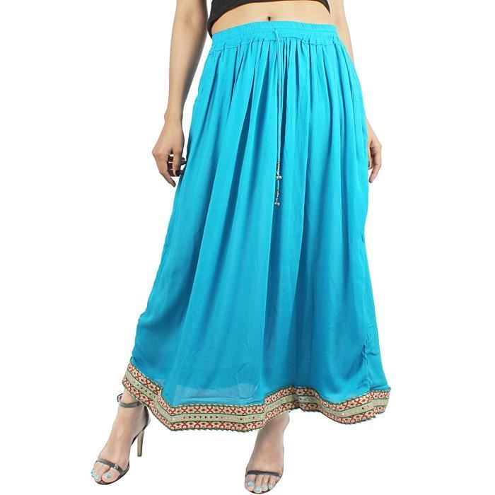 Jaipur Tribal Ventre Danse Ats Gypsy 22.9m 4 Niveaux Jupe