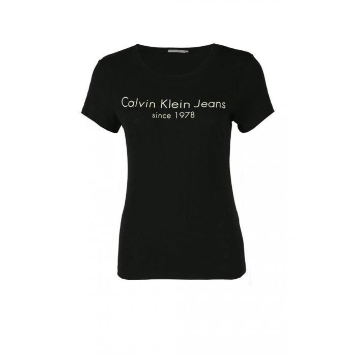 Tee Shirt Coton Logo - Calvin Klein