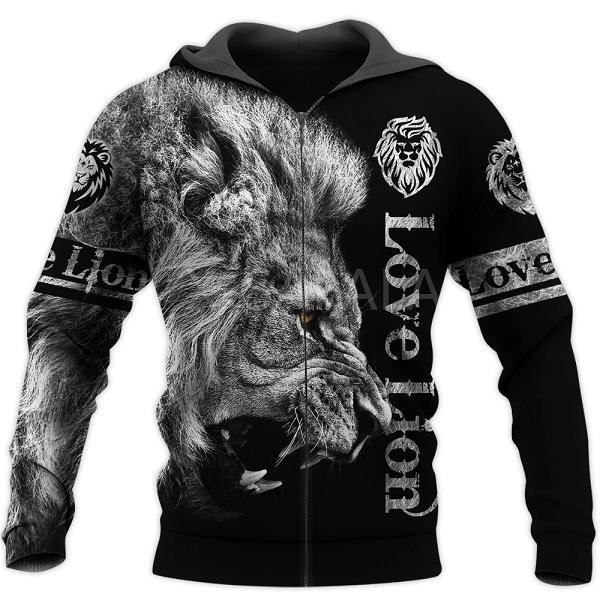 Dessin Anime De Sweat Shirt Beau Animal Amour Lion Roi 3d Tout Sweat A Capuche Imprime Homme Femmes Harajuku Outwear Pull A Fermetu 3d Zipper Hoodie Cdiscount Pret A Porter