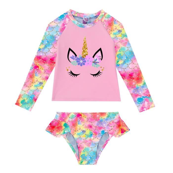 Maillot De Bain 2 Pièces Jantzen Fille 8 Ans UPF 50+ Neuf Avec étiquettes