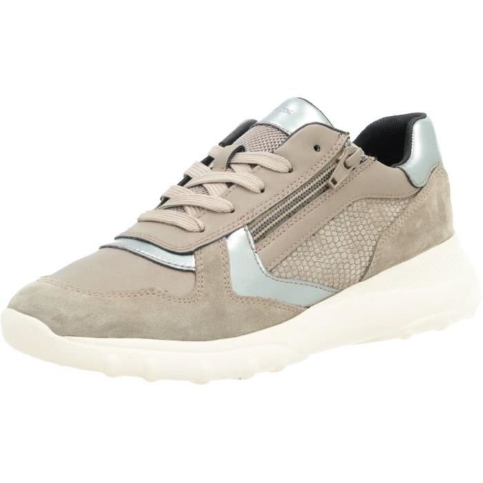 Geox Basket - GEOX - 125875 - Femme - Marron - Lacets - Plat