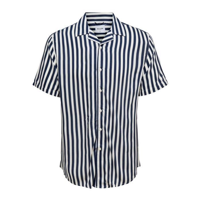 Chemise Homme Band Of Outsiders - Coton Bleu Foncé - Taille S - Neuf Sans étiquette - Col Boutonné