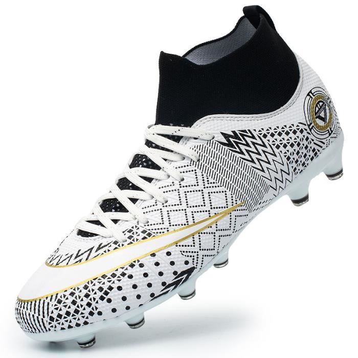 Chaussures de football pour hommes, baskets d\entraînement professionnelles  d\athlétisme pour adultes et enfants() blanc - Cdiscount Sport