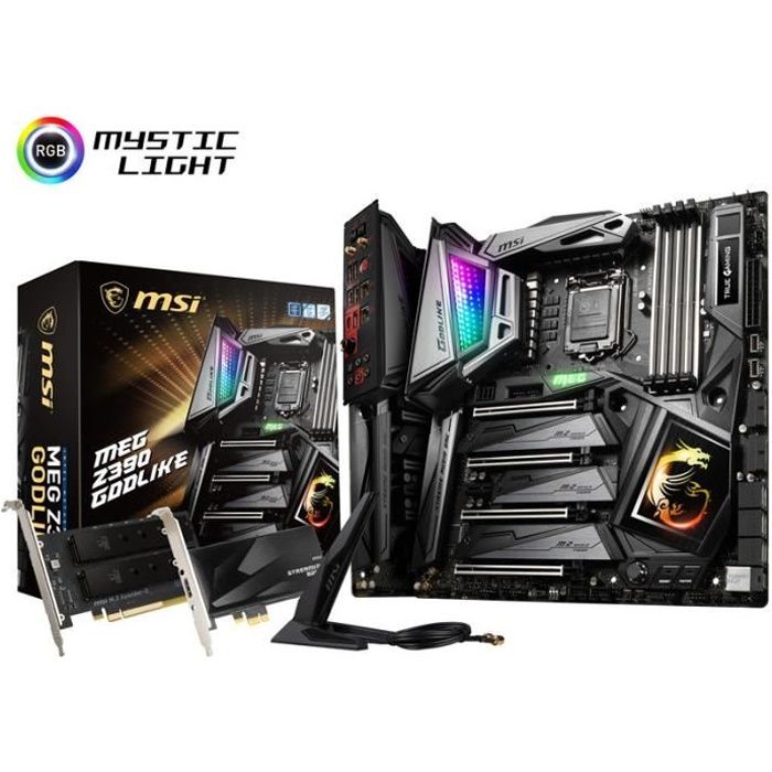 MSI Carte mere  MEG Z390 Godlike Intel Z390 - Sockel 1151 0000000 