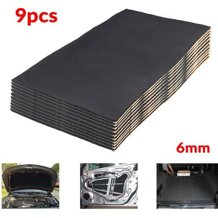 Tapis disolation phonique de voiture tapis datt/énuation sonore de voiture amortisseur sonore de voiture isolation acoustique du bruit