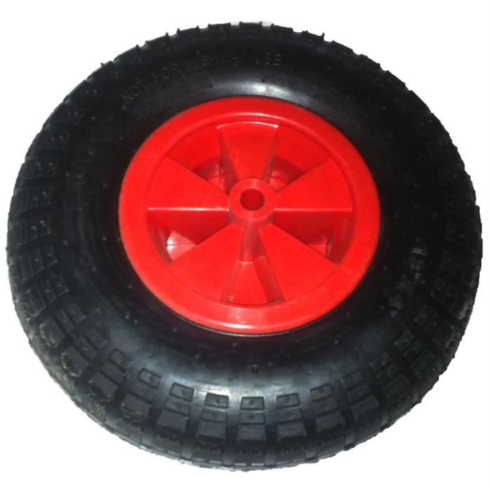 Roue De Rechange 19 Cm En Polyuréthane - Pour Chariot De Jardin, Brouette, Tondeuse - Capacité 150kg, Rotation 360° - 5