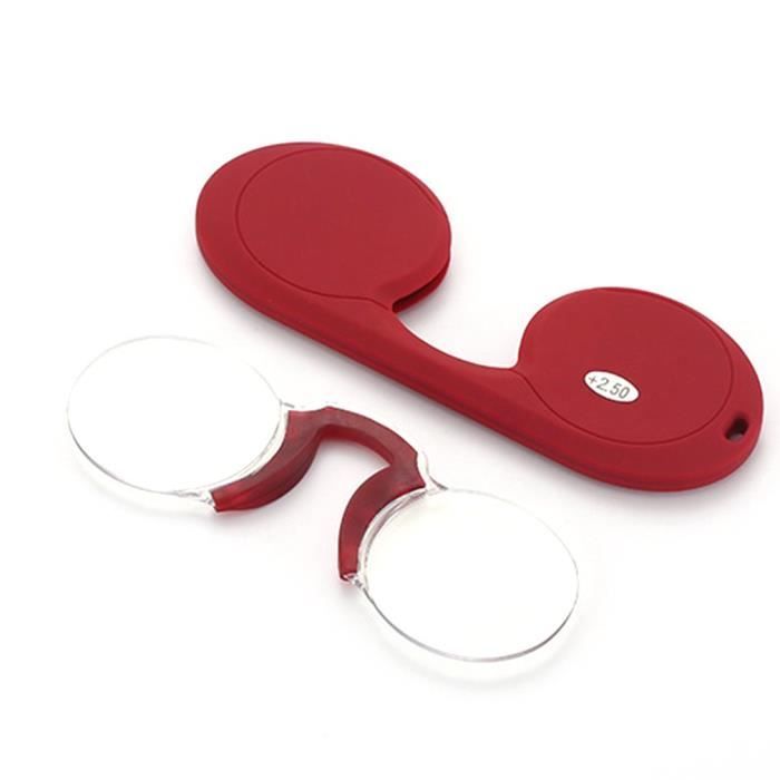 Lunettes De Lecture Sans Branches - Loupe Clip Mini Pour Presbytes, Multicolores