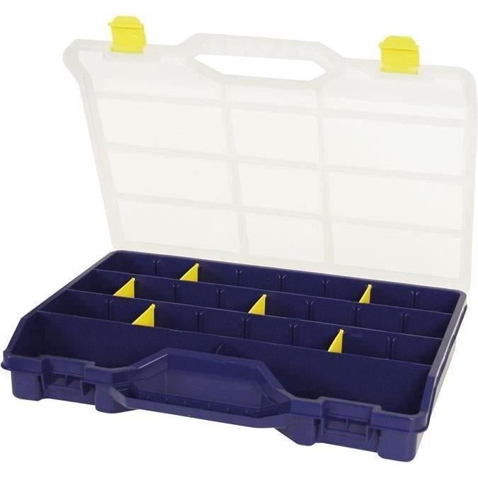 Mallette organiseur 460 x 350 x 81mm plastique