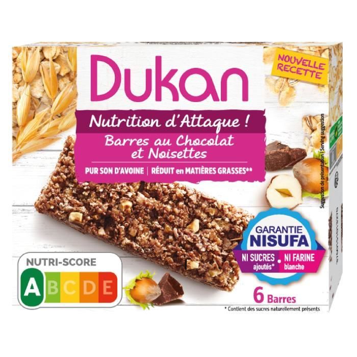 Dukan 6 Barres Son D Avoine Choco Nois 150g Achat Vente
