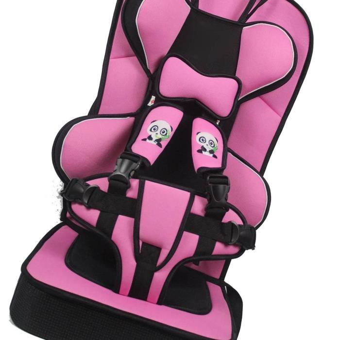 SALUTUYA Siège dauto convertible Siège de voiture rehausseur à dossier haut siège de bébé Convertible en auto siege Violet Rose