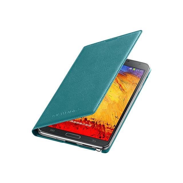 SAMSUNG Etui à rabat EF WN900BL pour Samsung Galaxy Note 3 - vue 2