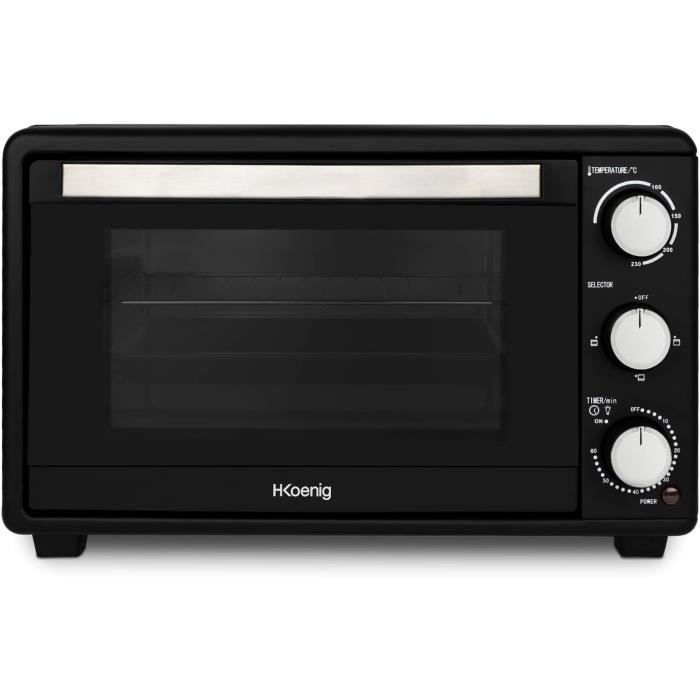 Mini Four Électrique Vertical Compact 12L – Bleu Rétro, Multifonction, Température & Minuterie Réglables, Cuisson Saine & Homogène