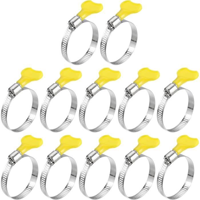QUARKZMAN Vis Sans Fin Engrenage Tuyau Collier, 12pcs 5/8