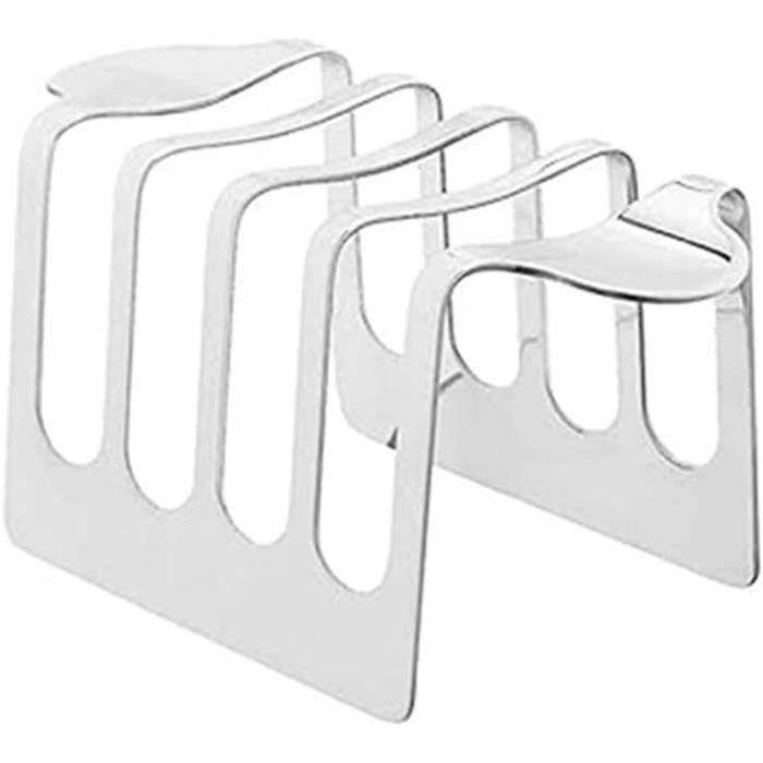 Lot De 2 Supports à Toast En Inox - Porte-tranches Stable - Pour Cuisine, Restaurant - 10,4 X 8,1 X 8,1 Cm - 12