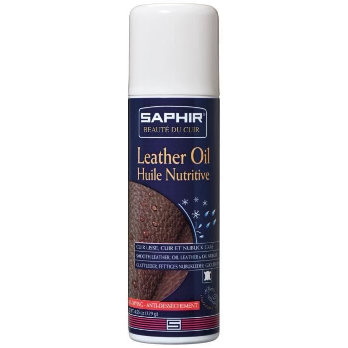 SAPHIR - Huile nutritive cuir aérosol 250ml Saphir