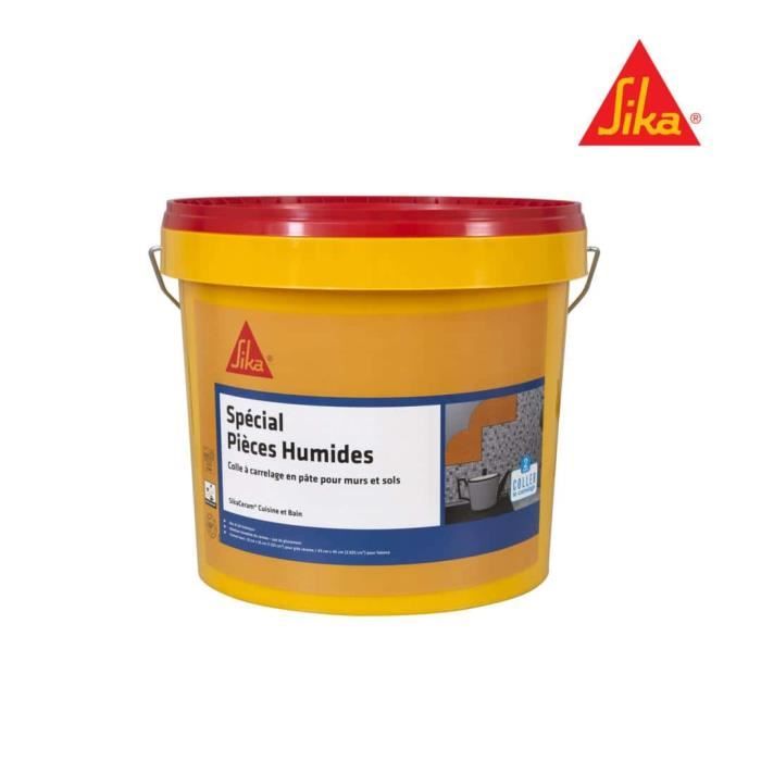 Colle A Carrelage En Pate Sika Sikaceram Cuisine Et Bain 15kg