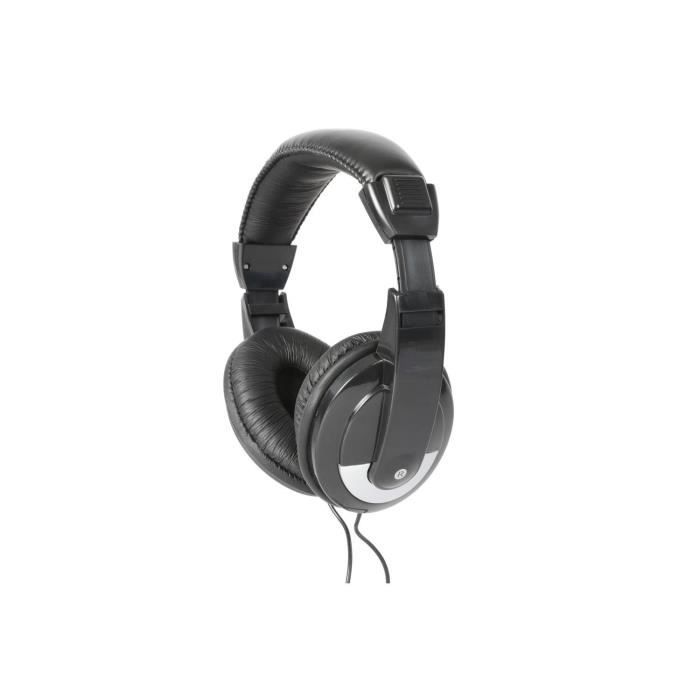 SkyTec SH120 - Casque DJ, pilotes 50 mm pour SPL &eacute;lev&eacute;s 