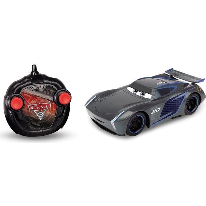 Voiture telecommandee MAJORETTE CARS 3 Jackson Storm Echelle 1 24 Technologie 2 4 GHz Gris Cdiscount Jeux Jouets