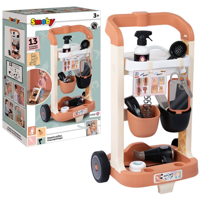 Smoby - My Hair Style Desserte - Dès 3 ans - Coiffeur - Imitation - Nombreux accessoires inclus Smoby - My Hair Style Desserte - Dès 3 ans - Coiffeur - Imitation - Nombreux accessoires inclus