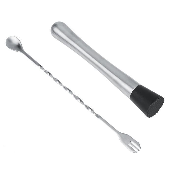 Muddler Per Cocktail In Acciaio Inox - Con Testa In Nylon - Per Mojito, Cocktail E Bevande Fatte In Casa - Foto 10