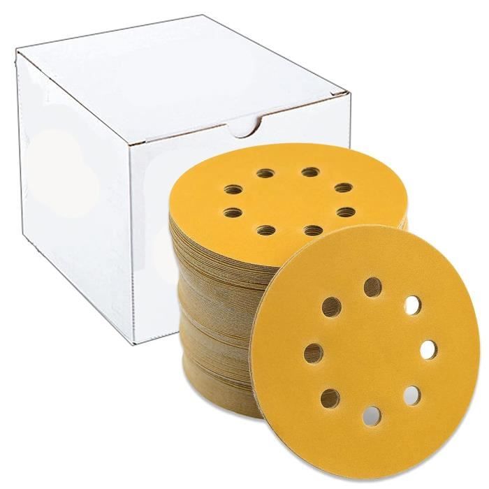 Lot De 15 Papiers Abrasifs Bosch 125 Mm - Grains 80 Et 120 - Neuf