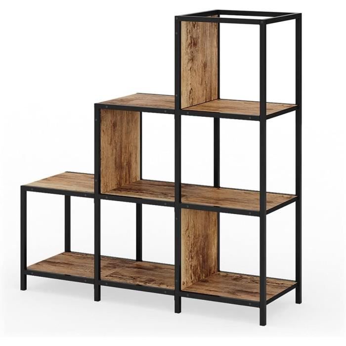 Bibliotheque Livre Étagère Murale Fyrk, Chêne Rustique, 43 X 13 Cm Lot De 2, Vicco Separateur De Pieces