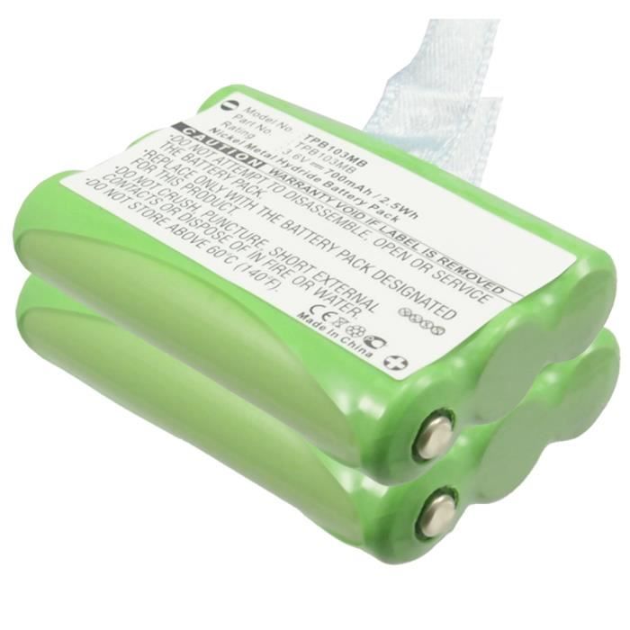 Cameron Sino Rechargeble Batteria compatibile con Topcom