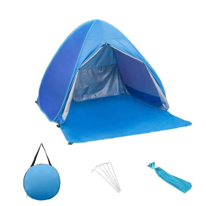Tente De Plage Imperméable À L'Eau Solaire Tente De Camping En Plein Air Tente De Plage Portable