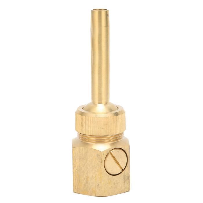 Bec De Fontaine Réglable En Laiton – Jet Ventilateur Spectaculaire, Filetage 1/2" & 3/4", Pour Étang, Jardin, Paysage Extérieur