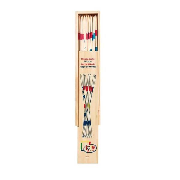 Jeu de Mikado en bois coloré - TOYS PURE - 18 cm - Pour enfants à partir de 5 ans - Intérieur