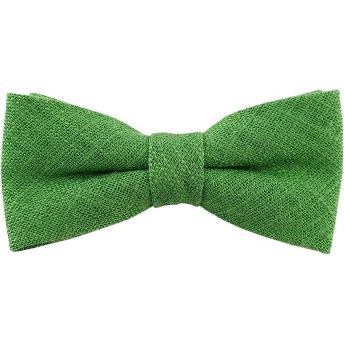 Nœud Papillon Pour Bébé En Coton Piqué - Pré-noué Avec élastique, Tour De Cou Réglable 24-38 Cm - Idéal Mariage, Fêtes - Avec Boîte