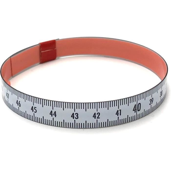Mètre À Ruban Gradué - Acier Laqué Blanc Avec Film Autocollant ...