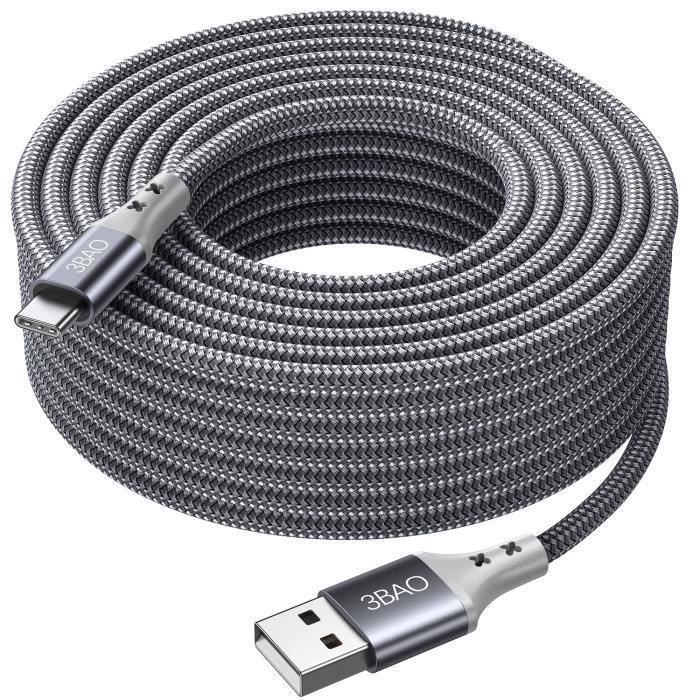 Câble de Charge USB-C Tressé pour Manettes PS5 Dualsense - Under