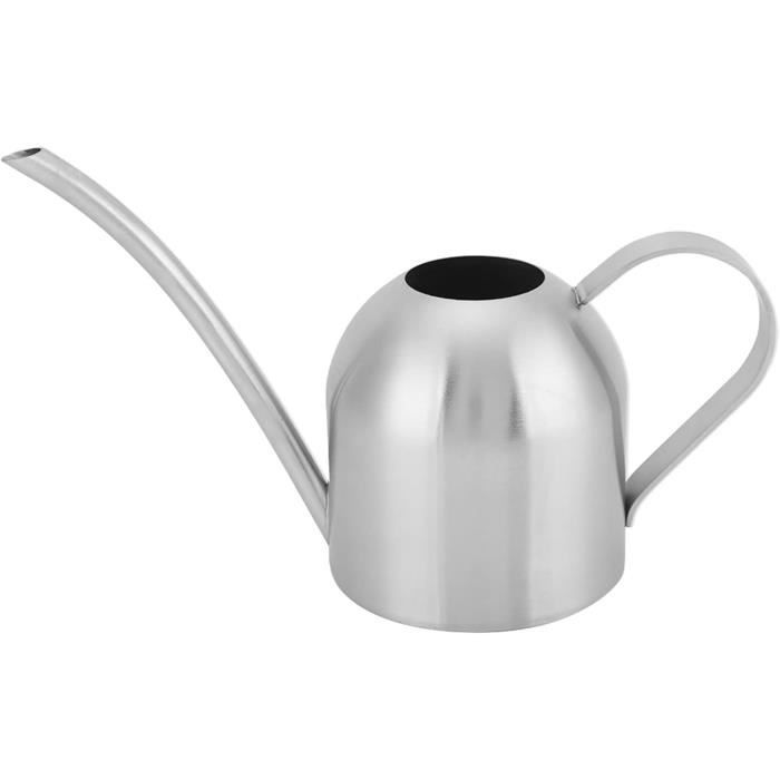 Arrosoir Acier Inoxydable 1000ml - Long Bec Pour Plantes Intérieur/extérieur