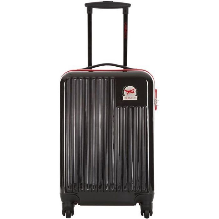 platinium valise rigide polycarbonate et abs 4 roues 48cm blessington noir
