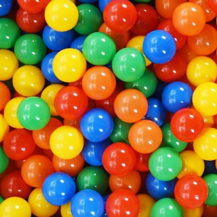 Balles de jeu colorées pour piscine de bébé - VBESTLIFE - W56262 - Diamètre 6 cm - Lot de 250