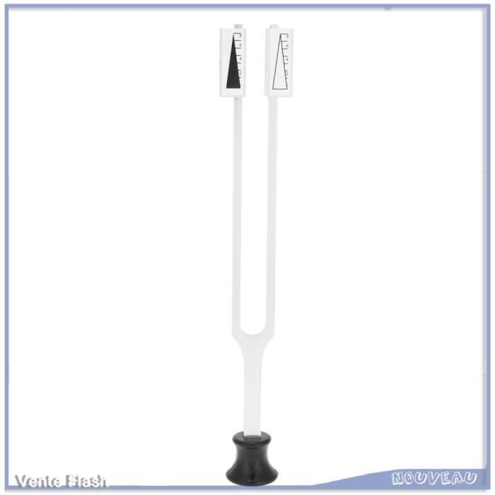 Diapason 128 Hz En Aluminium Avec Maillet - Outil De Diagnostic Auditif Et De Relaxation - Longueur ~21,5 Cm