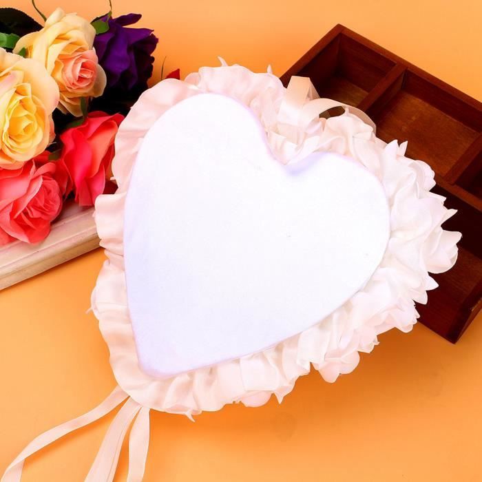 Écrin à Alliances En Bois - Double Emplacement Pour Bagues - Doublure Velours - Housse Cadeau Pour Mariage Ou Fiançailles