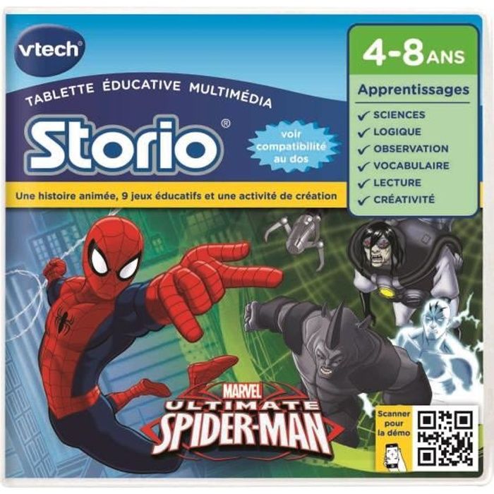 VTECH Jeu Educatif Storio Spiderman