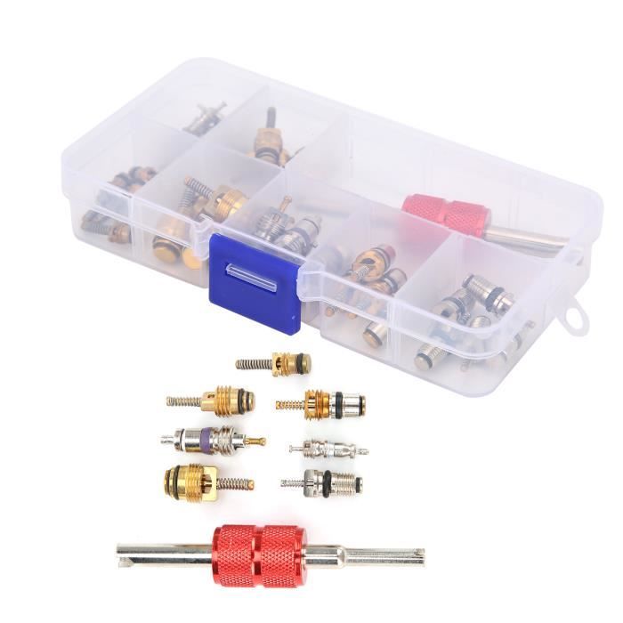 Outil Démontage Noyau Valve Climatisation - R12 R22 R410A - Laiton Anti-rouille - SAE 1/4